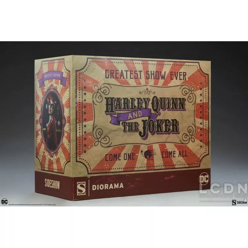 DC Comics Statue Diorama Harley Quinn et Le Joker 35cm