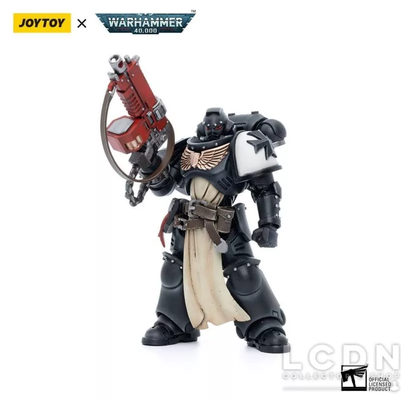 Warhammer 40k Pack de 4 Action Figurines 1/18 Black Templars Army Primaris Crusader Squad Joytoy 12cm