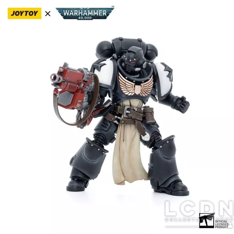 Warhammer 40k Pack de 4 Action Figurines 1/18 Black Templars Army Primaris Crusader Squad Joytoy 12cm