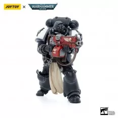 Warhammer 40k Pack de 4 Action Figurines 1/18 Black Templars Army Primaris Crusader Squad Joytoy 12cm