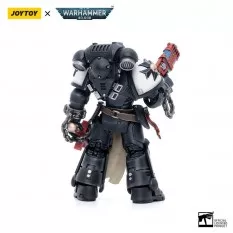 Warhammer 40k Pack de 4 Action Figurines 1/18 Black Templars Army Primaris Crusader Squad Joytoy 12cm