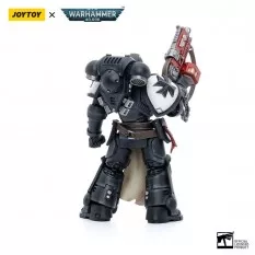 Warhammer 40k Pack de 4 Action Figurines 1/18 Black Templars Army Primaris Crusader Squad Joytoy 12cm