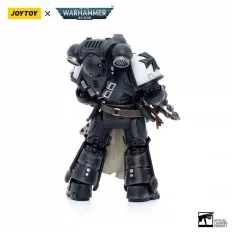Warhammer 40k Pack de 4 Action Figurines 1/18 Black Templars Army Primaris Crusader Squad Joytoy 12cm