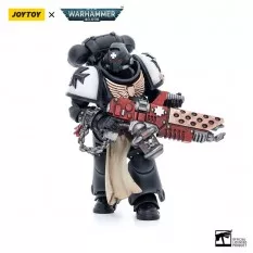 Warhammer 40k Pack de 4 Action Figurines 1/18 Black Templars Army Primaris Crusader Squad Joytoy 12cm
