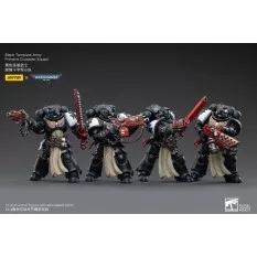 Warhammer 40k Pack de 4 Action Figurines 1/18 Black Templars Army Primaris Crusader Squad Joytoy 12cm
