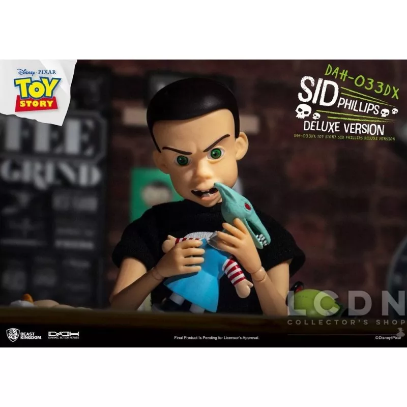 Toy Story Dynamic Action Heroes Action Figure 1/9 Sid Phillips Deluxe Version 14cm