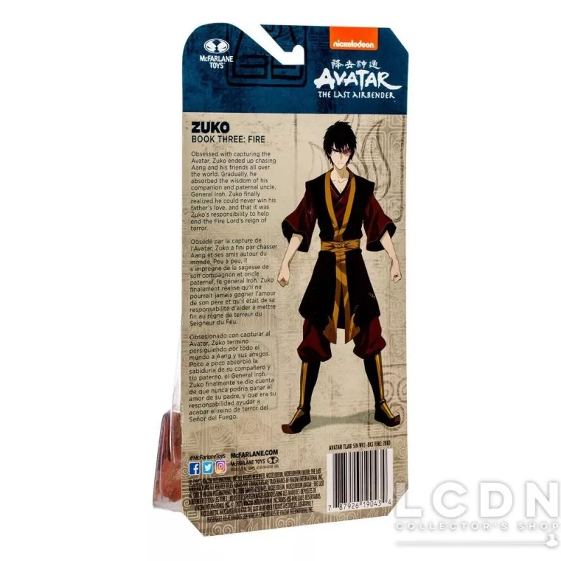 Avatar The Last Airbender Action Figure BK 3 Fire: Zuko 13cm