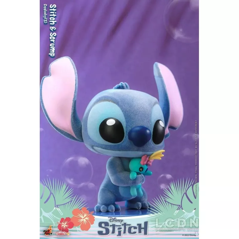 Hot Toys Disney Lilo &amp; Stitch Figurine Cosbaby (S) Stitch &amp; Scrump 13cm