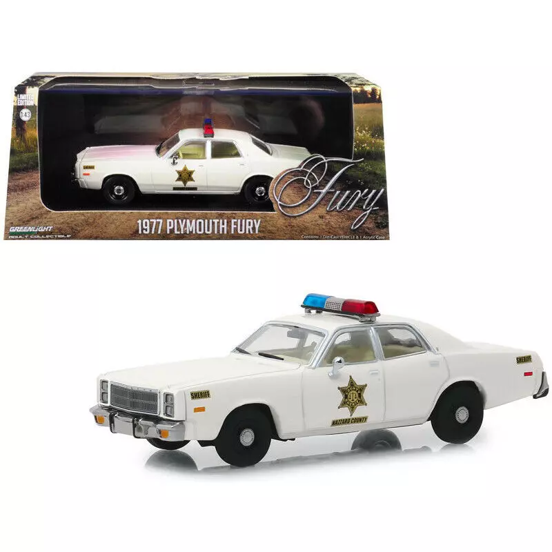グリーンライト　1977 PLYMOUTH FURY 警察車両 1/43 Amazon.com: Greenlight - GREEN84103 - Plymouth Fury 1977 US