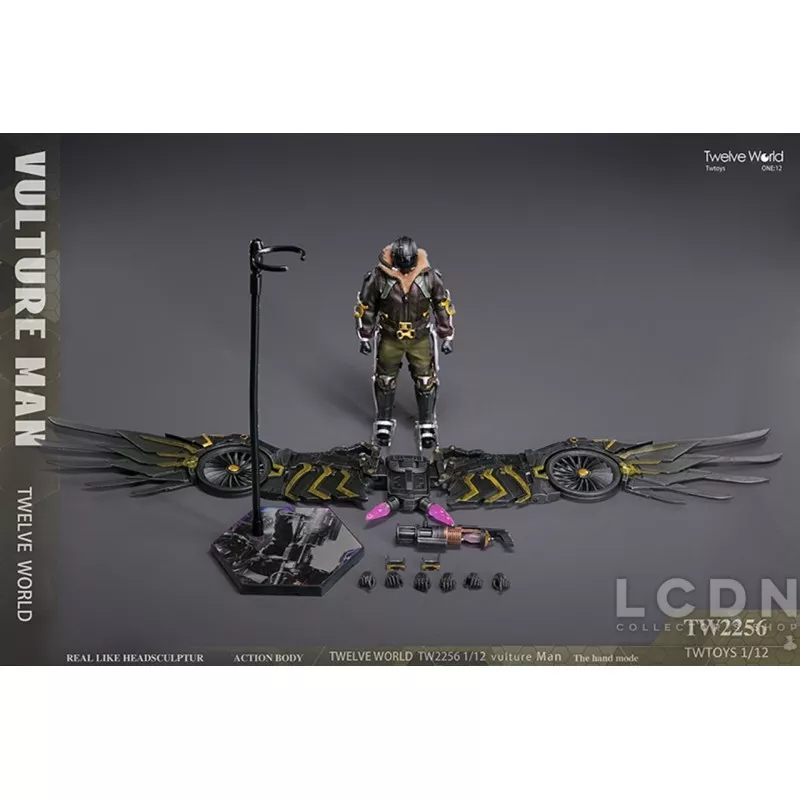 Twtoys 1/12 Deluxe Version Light Up Vulture Man Figure