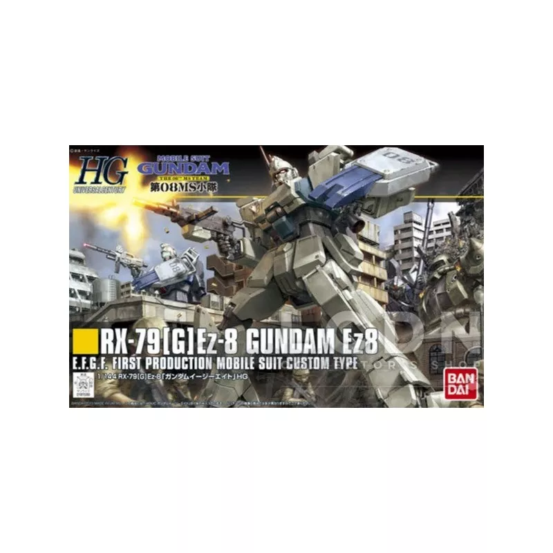 HG Gundam Model Kit 1/144 RX-79 Gundam Ez8 N°155 13cm