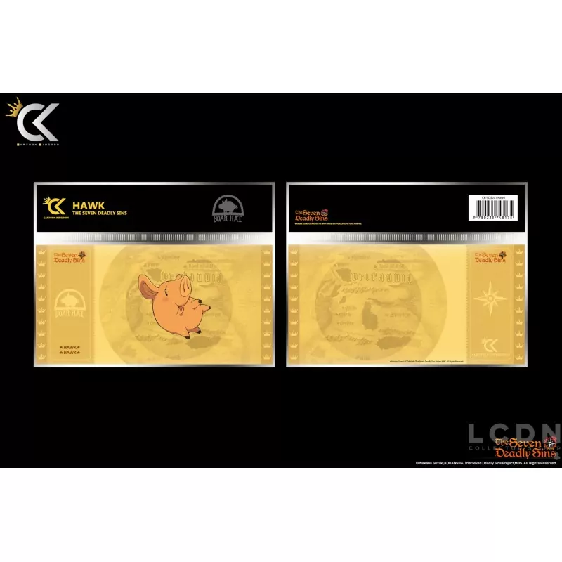 Seven Deadly Sins Golden Ticket Hawk