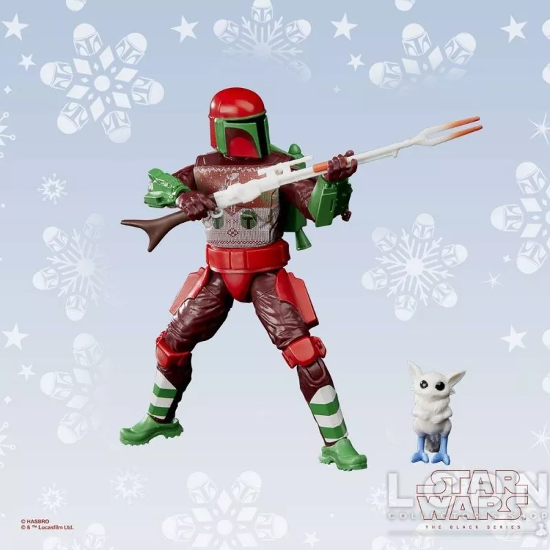 Star Wars The Black Series Action Figurine Mandalorian Warrior (Holiday Edition) 15cm