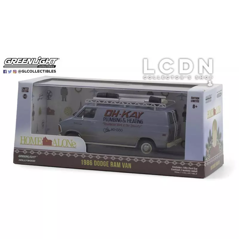 Home Alone 1986 Dodge Ram Van Oh-Kay Plumbing &amp; Heating 86560 1/43