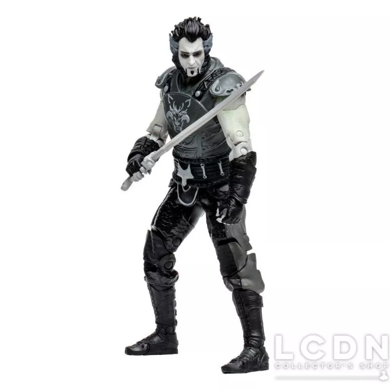 DC Gaming Action Figurine Build A Ra&#039;s Al Ghul Gold Label (Batman: Arkham City) 18cm