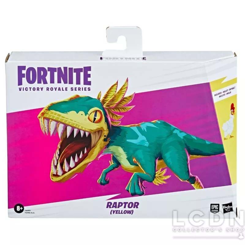 Fortnite Victory Royale Series Action Figurine Raptor (Jaune) 15cm