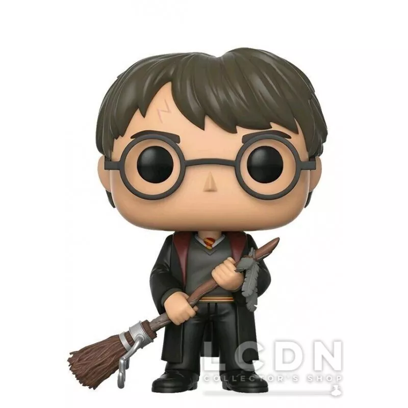 Harry Potter POP! Movies Harry with Firebolt Vinyl Figure 10cm N°51