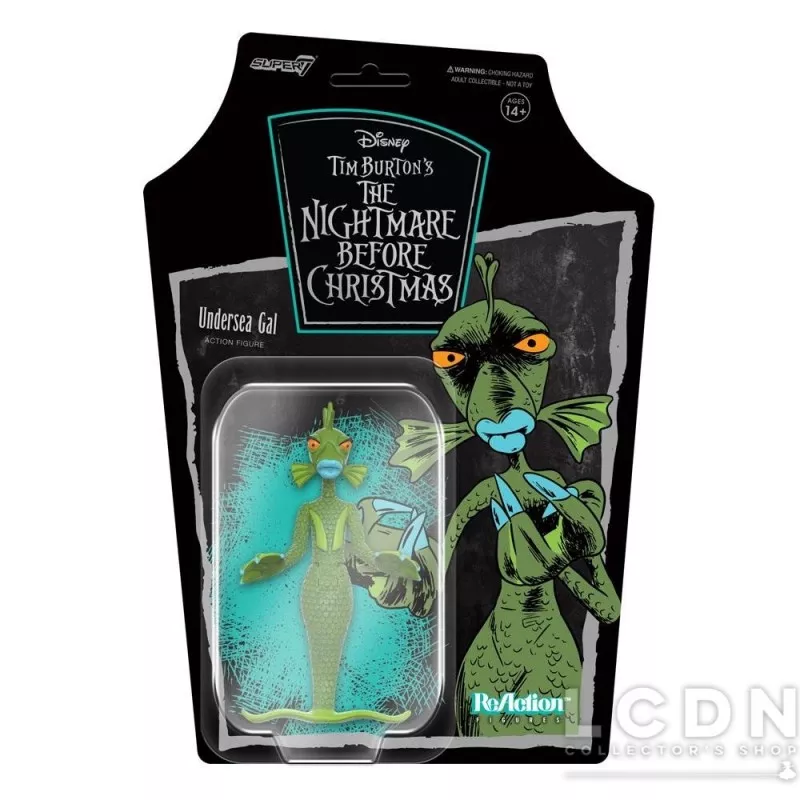 The Nightmare Before Christmas Action Figure ReAction Undersea Gal 10cm