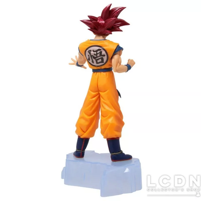 Dragon Ball Z Dokkan Battle Collab 2022 Goku SSJ GOD Statue Vol. 1 18cm