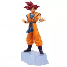 Dragon Ball Z Dokkan Battle Collab 2022 Goku SSJ GOD Statue Vol. 1 18cm