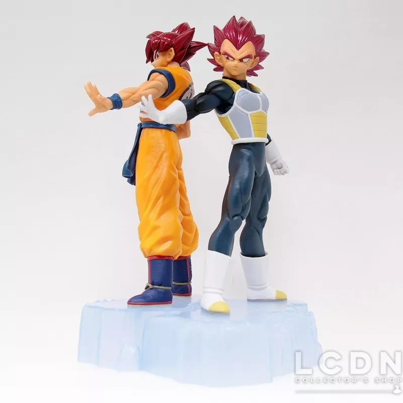 Dragon Ball Z Dokkan Battle Collab 2022 Goku SSJ GOD Statue Vol. 1 18cm
