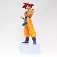 Dragon Ball Z Dokkan Battle Collab 2022 Goku SSJ GOD Statue Vol. 1 18cm