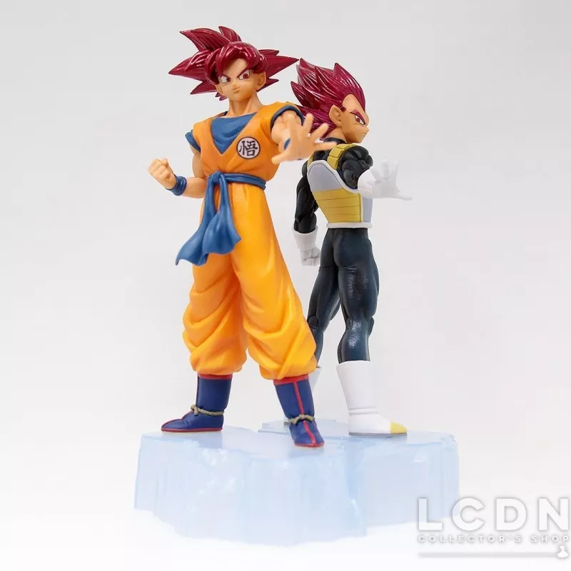 Dragon Ball Z Dokkan Battle Collab 2022 Goku SSJ GOD Statue Vol. 1 18cm