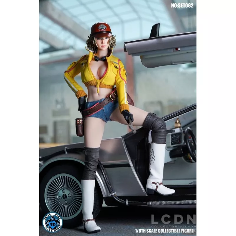 Clothing set & Headsculpt 1/6 Sexy Female Technician SUPER DUCK SET082