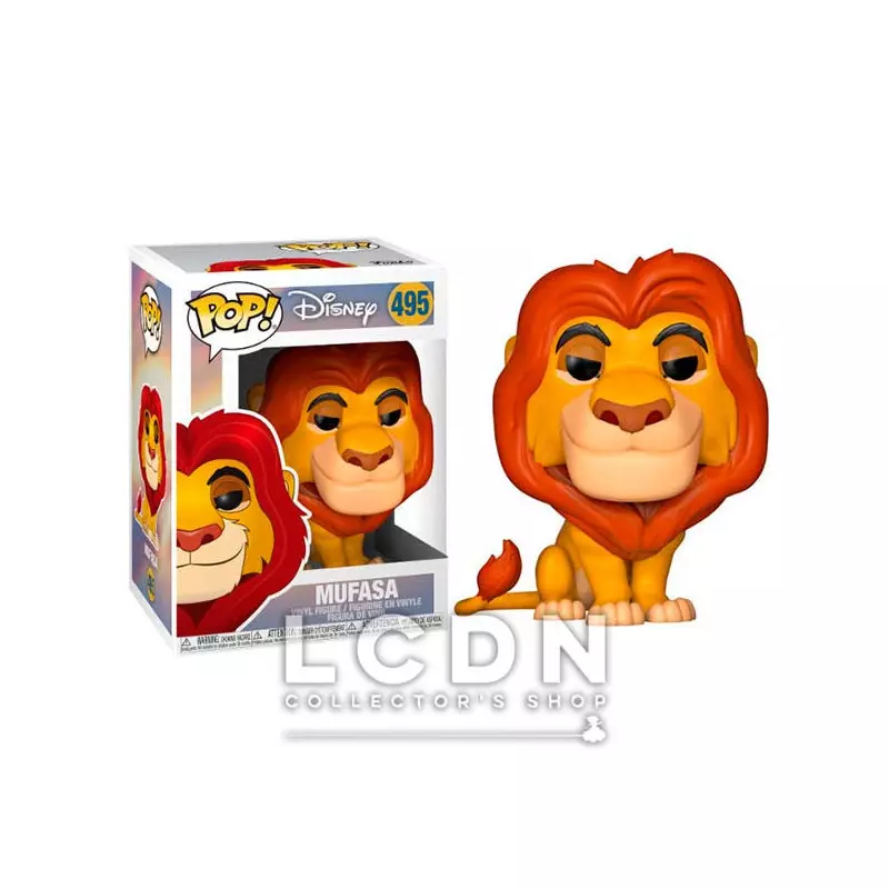 Disney Pop! Le Roi Lion Mufasa Vynil Figurine 10cm n°495