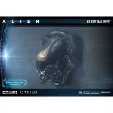 Alien 3D Wall Art Warrior Alien Head Trophy Open Mouth Version 58 cm