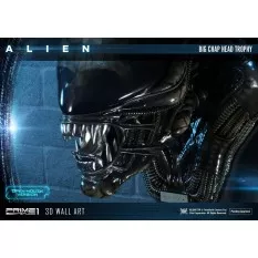 Alien 3D Wall Art Warrior Alien Head Trophy Open Mouth Version 58 cm