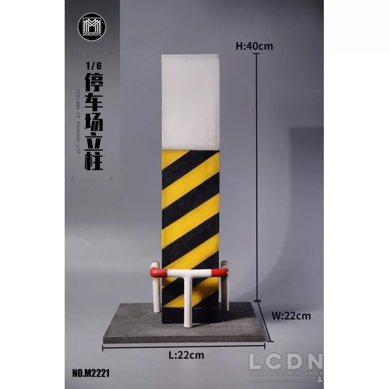 Colonne de parking Column of parking lot Diorama 1/6 MMMToys M2221