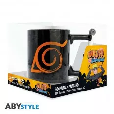 Naruto Shippuden Mug 3D Kunaï Konoha 460ml