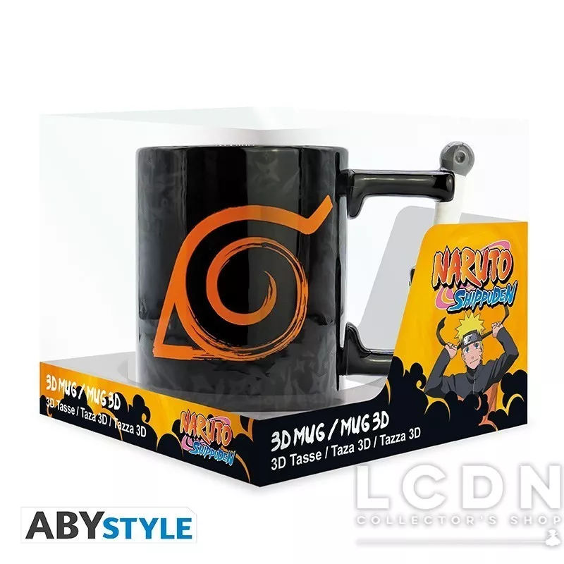 Naruto Shippuden Mug 3D Kunaï Konoha 460ml