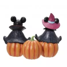 Disney Mickey & Minnie Figurine Mickey and Minnie Mouse Boo Pumpkins 18cm