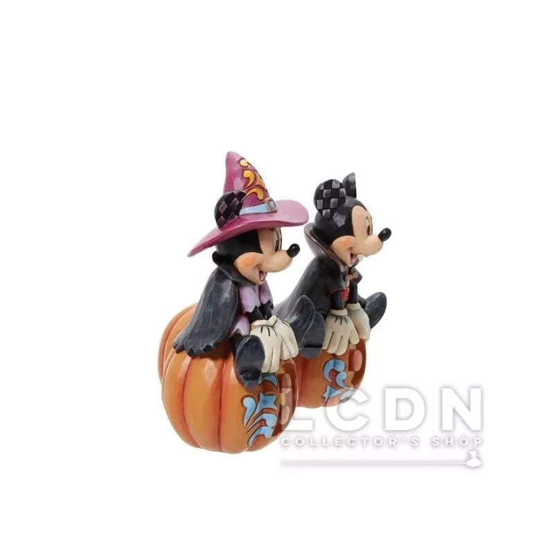 Disney Mickey &amp; Minnie Figurine Mickey and Minnie Mouse Boo Pumpkins 18cm