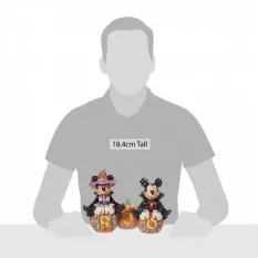 Disney Mickey & Minnie Figurine Mickey and Minnie Mouse Boo Pumpkins 18cm