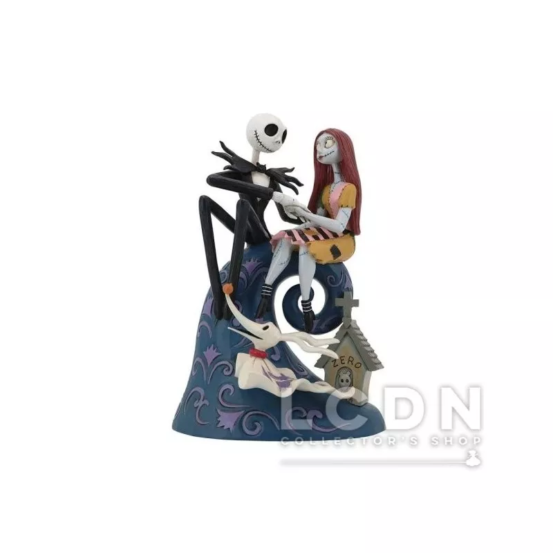 Disney L'Etrange Noel de Monsieur Jack Figurine Décoration Misfit Love 8cm