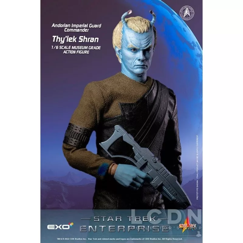 Star Trek Enterprise Collectible Action Figurine 1/6 Thy&#039;lek Shran 29cm