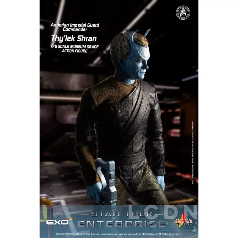Star Trek Enterprise Collectible Action Figurine 1/6 Thy&#039;lek Shran 29cm