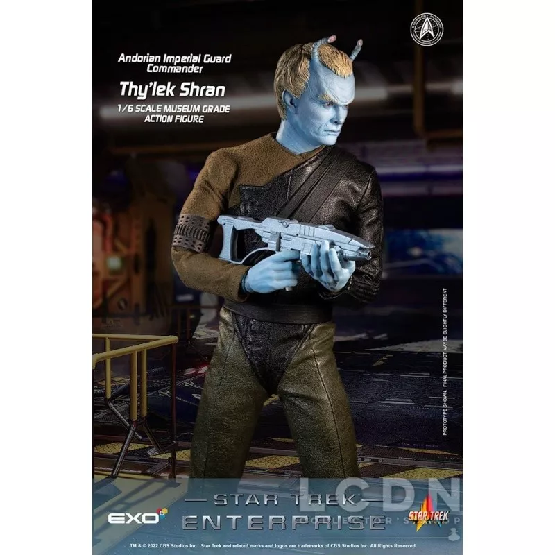 Star Trek Enterprise Collectible Action Figurine 1/6 Thy&#039;lek Shran 29cm