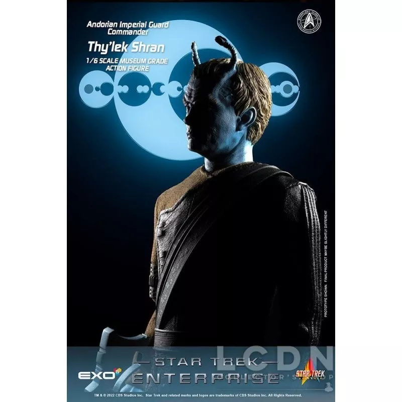 Star Trek Enterprise Collectible Action Figurine 1/6 Thy&#039;lek Shran 29cm