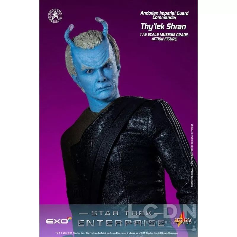 Star Trek Enterprise Collectible Action Figurine 1/6 Thy&#039;lek Shran 29cm