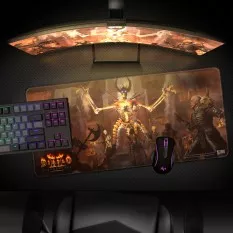 Diablo 2 Tapis de Bureau XL Resurrected Mephisto 90x42cm