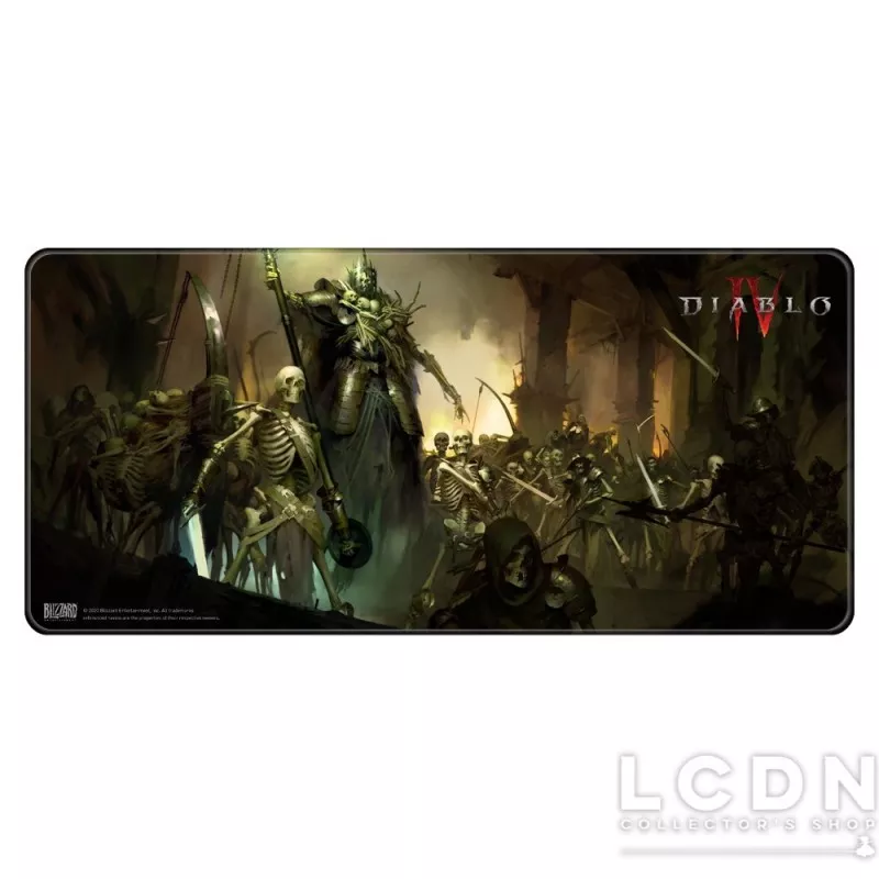 Diablo IV Tapis de Bureau XL Skeleton King 90x42cm