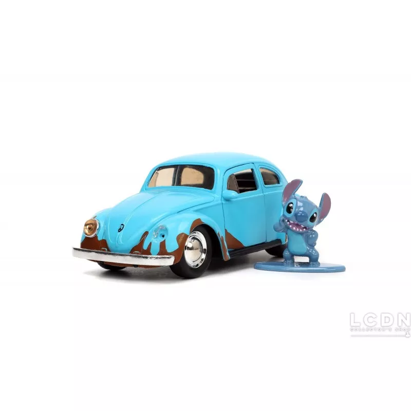 Lilo and Stitch Stitch Figure &amp; 1959 VW Volkswagen Beetle 33251 1/32