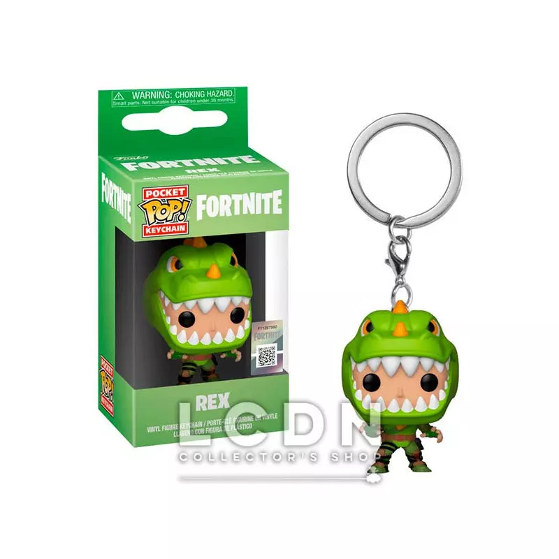 Fortnite Pocket POP Games Rex Vinyl Figure Keychain 4cm