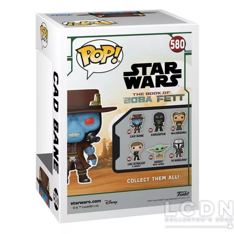 Star Wars: The Book of Boba Fett POP! Television Cad Bane Vinyl Figure 10cm N°580