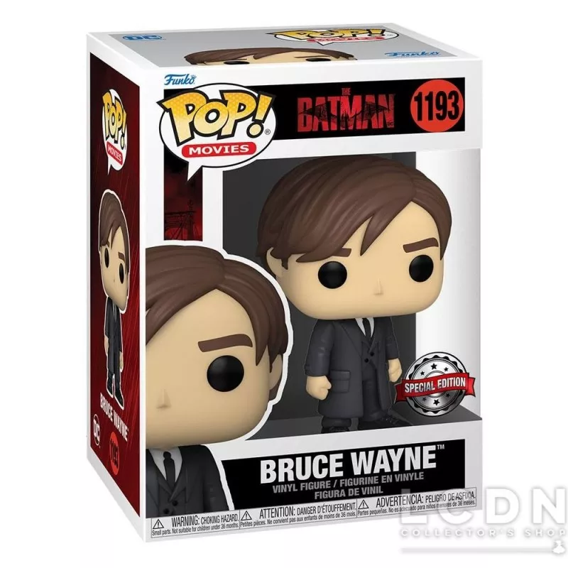 The Batman POP DC Comics Bruce Wayne Suit Special Edition Vinyl Figure 10cm N 1193