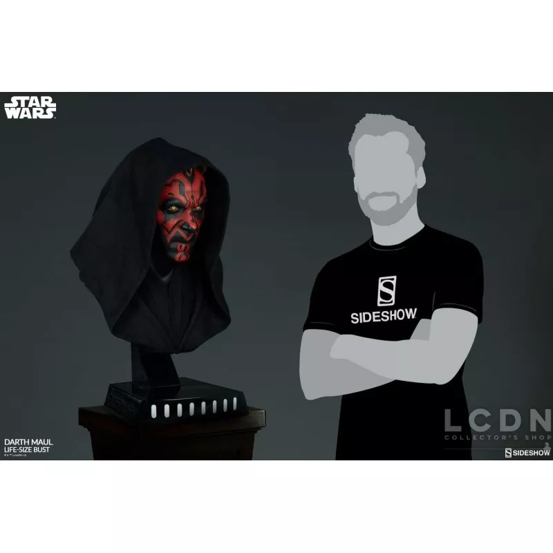 Star Wars Episode 1 Buste 1/1 Dark Maul (Darth Maul) 68cm (Modèle exposé)